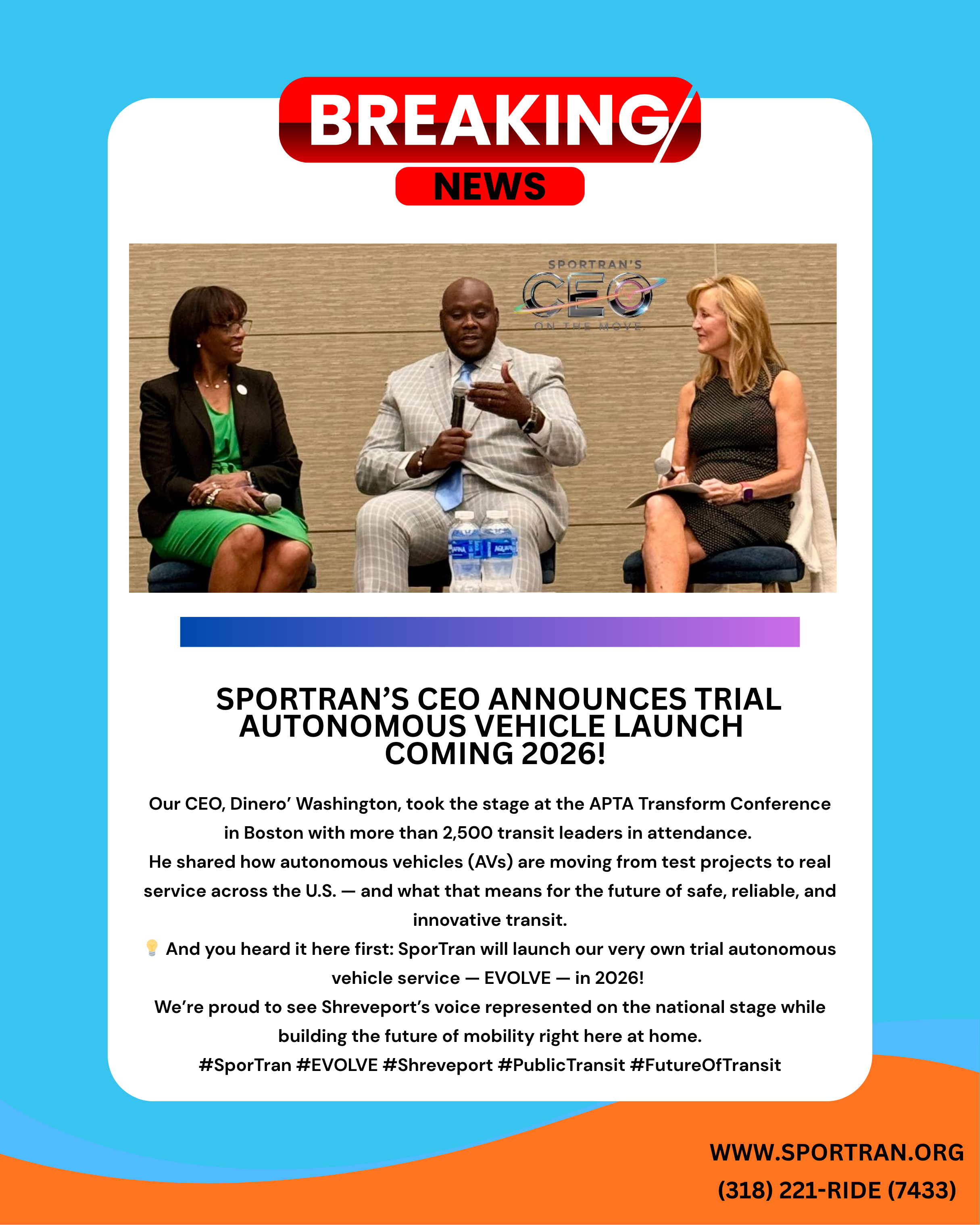 Blue and Red Modern Breaking News Instagram Post